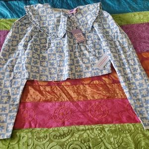 Lisa says gah x kjp daisy check wendy top